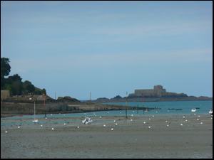La plage à Dinard